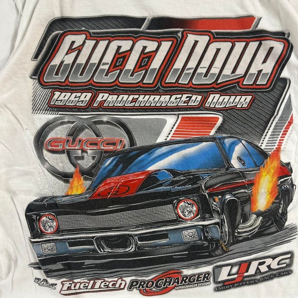 Gucci Nova white graphic racing tee - Picture 7 of 8